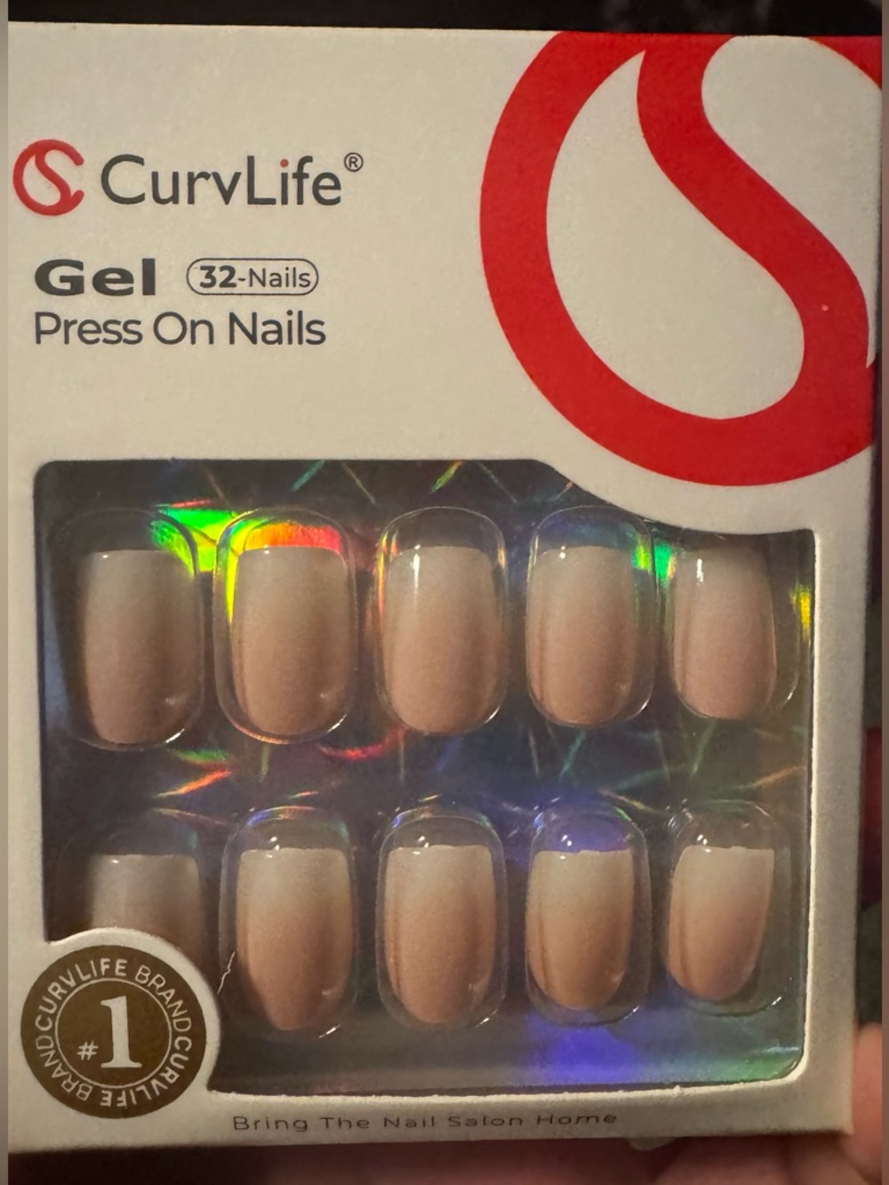 NEW! Curvlife Gel Square Press-On Nails